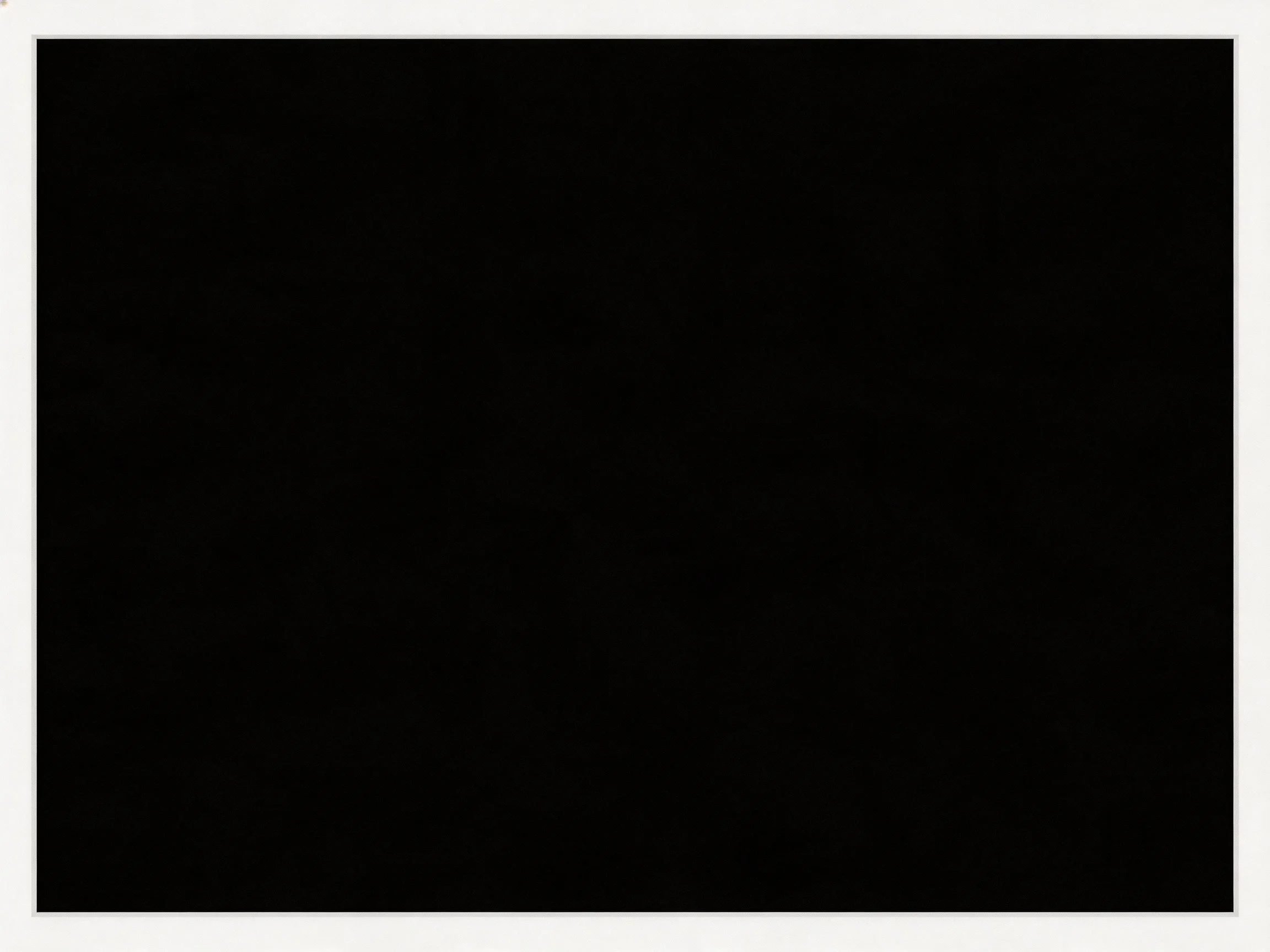 A solid black rectangular shape with a thin white border