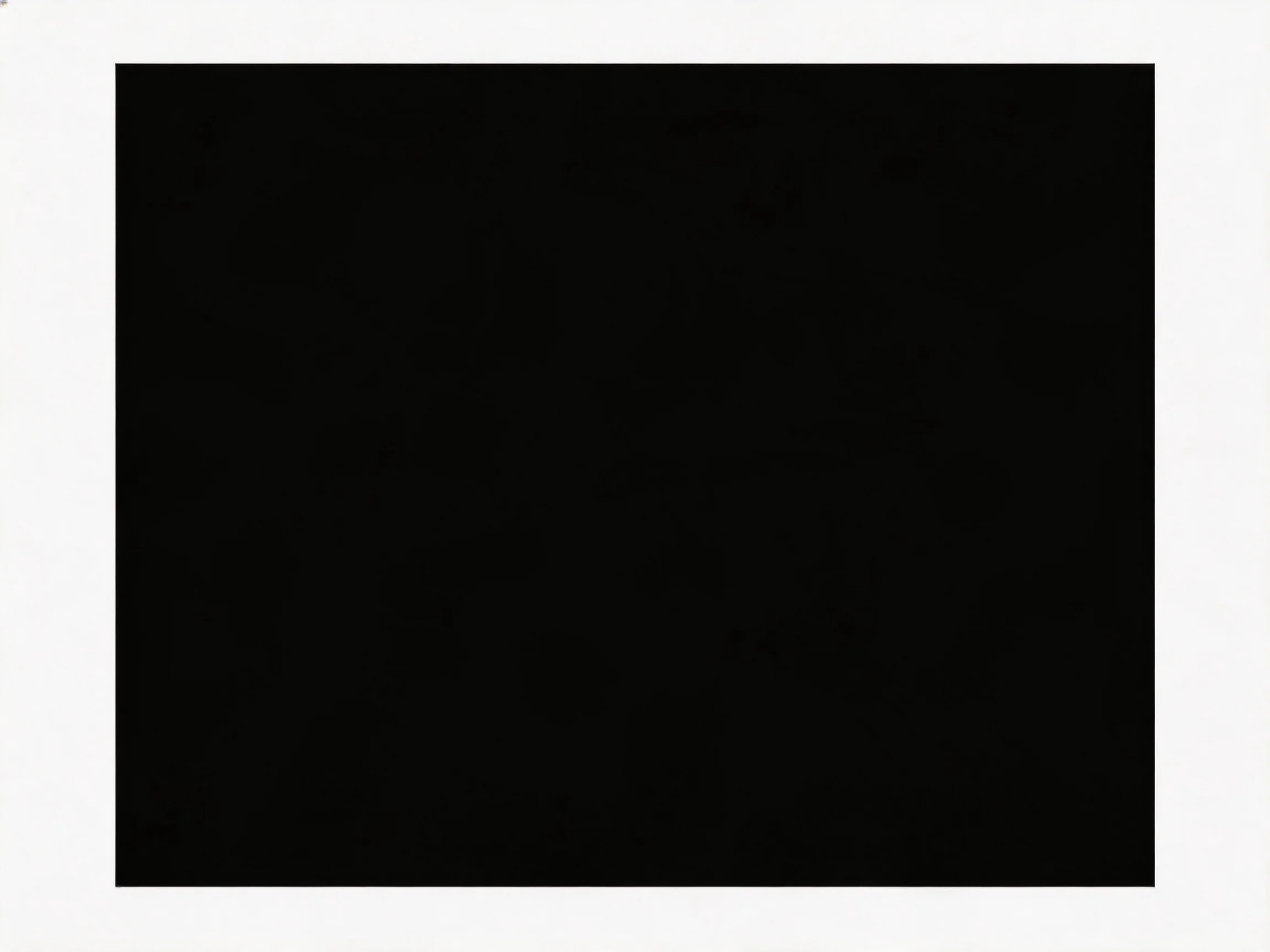 Solid black rectangle centered on white background