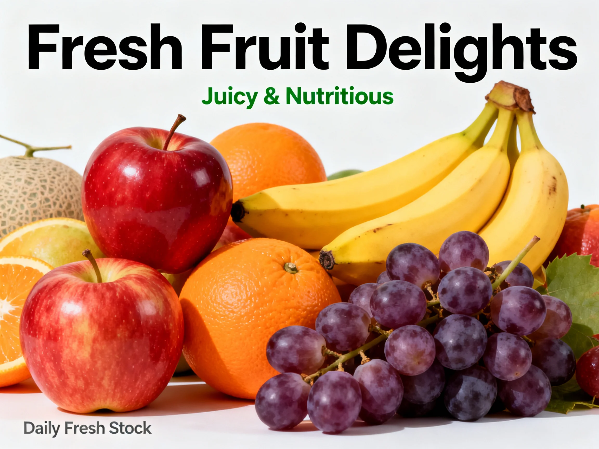Fresh Fruit Assortment: Bright Hues, Juicy Tastes