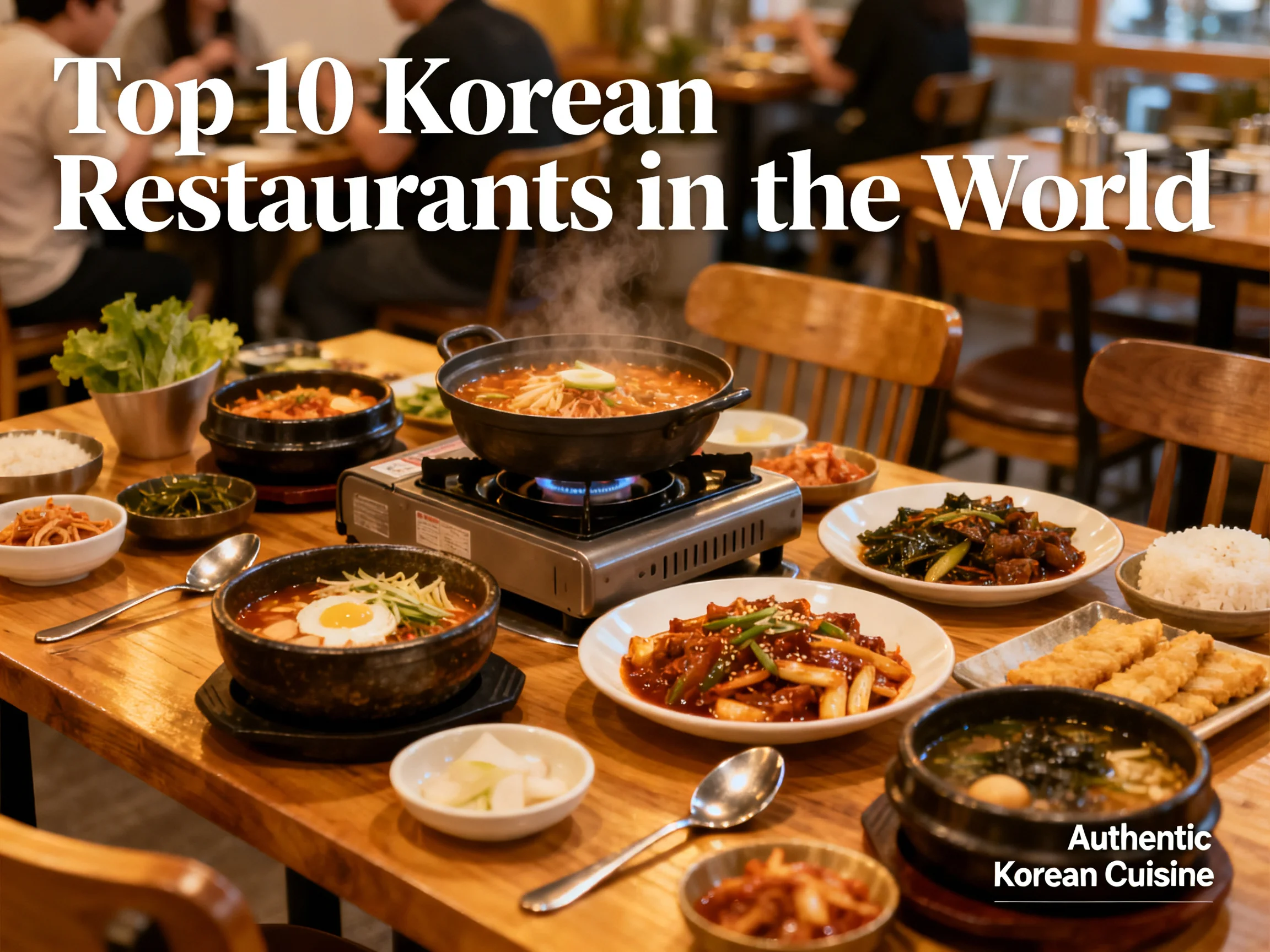 Top 10 Korean Restaurants featuring Authentic Traditional Dishes