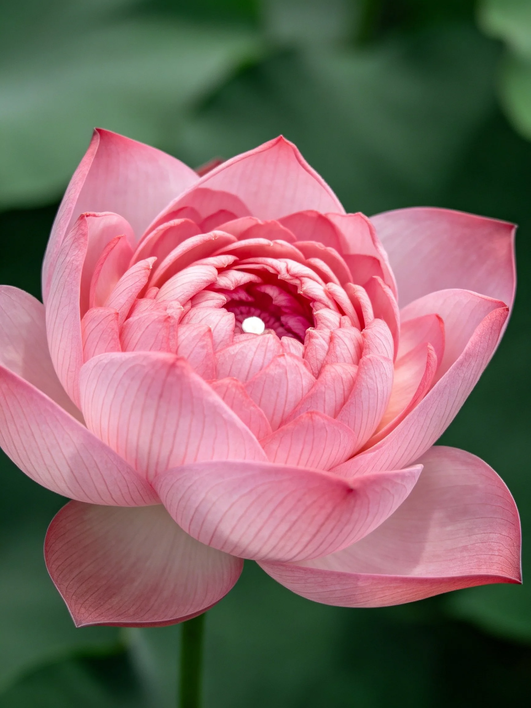 Pink Lotus Flower with Layered Petals