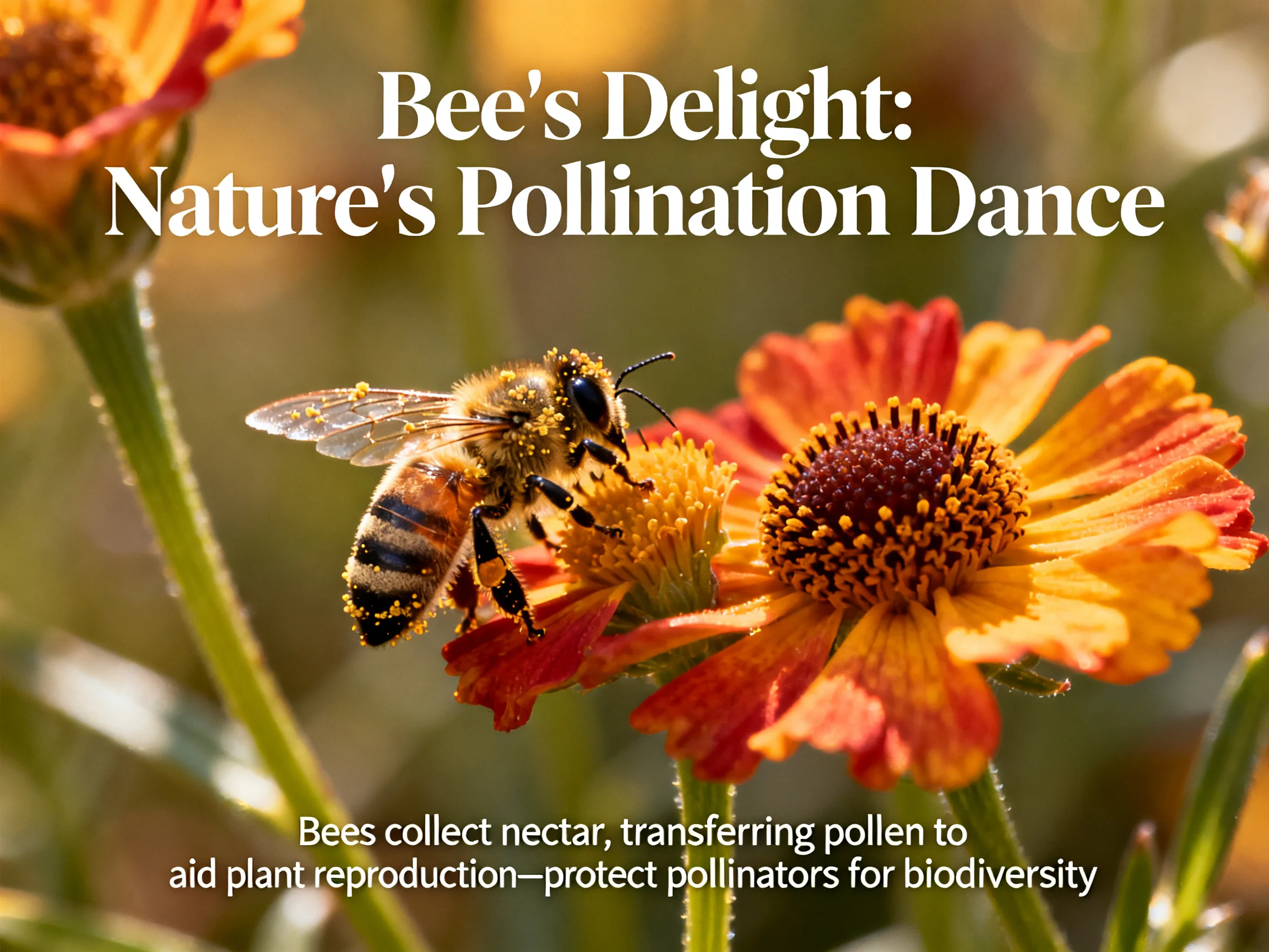 Bees Delight: Natures Pollination Dance