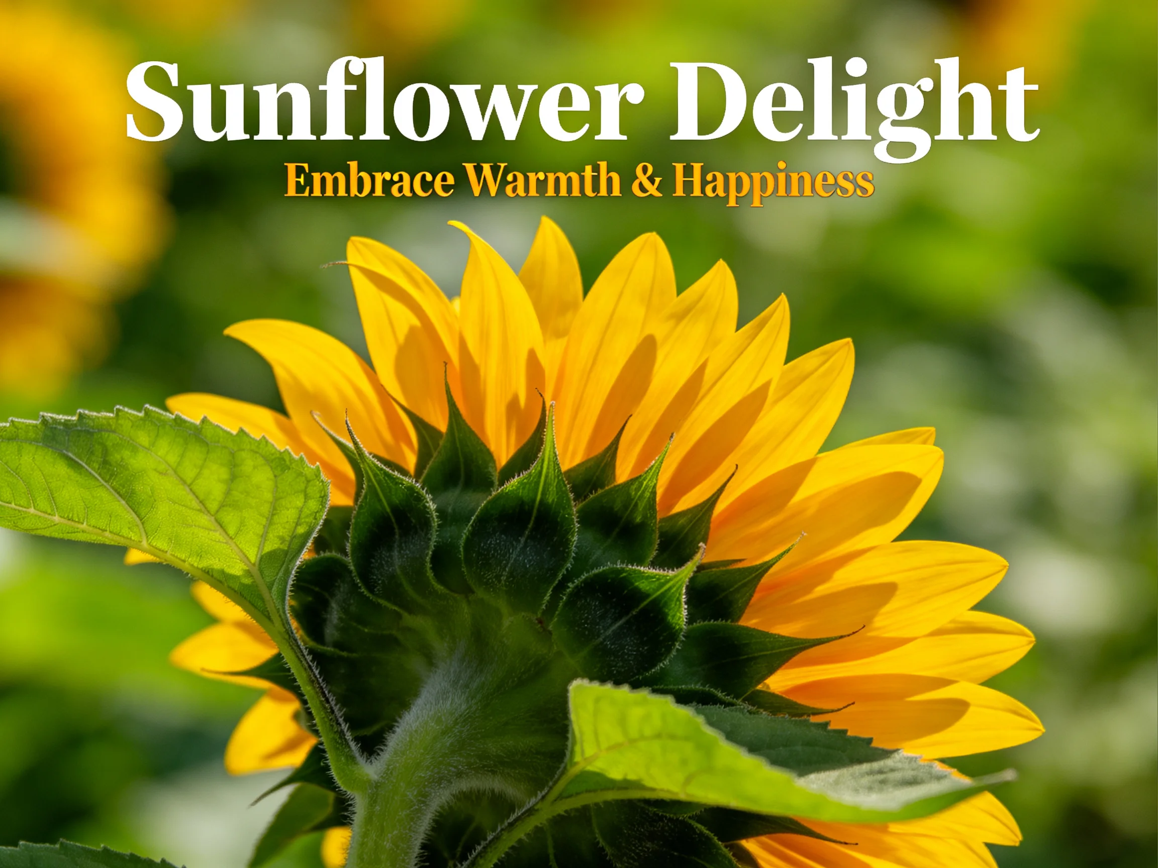 Golden sunflower with vibrant yellow petals and deep green foliage