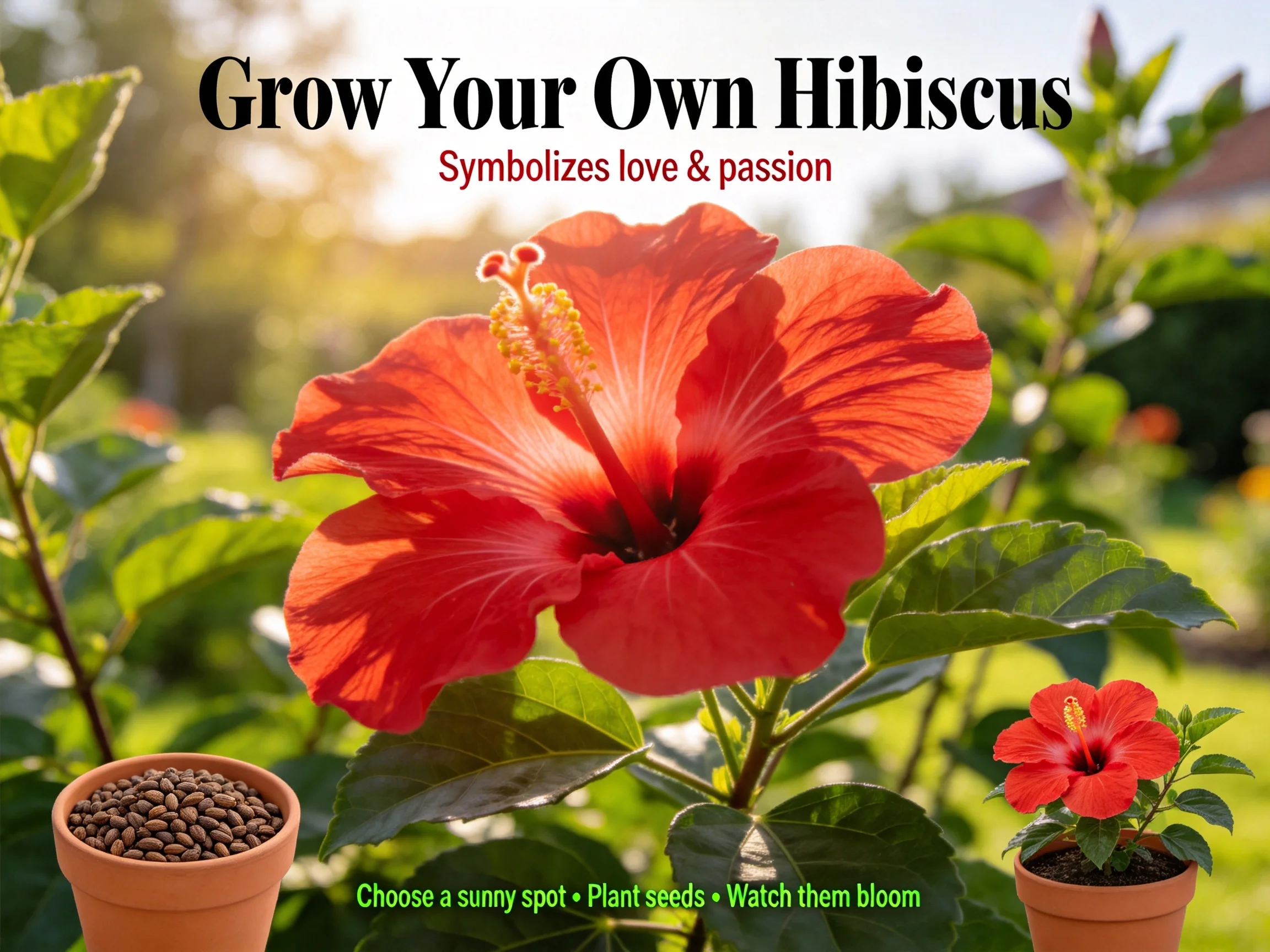 Grow Your Own Vibrant Hibiscus Flowers with Seeds