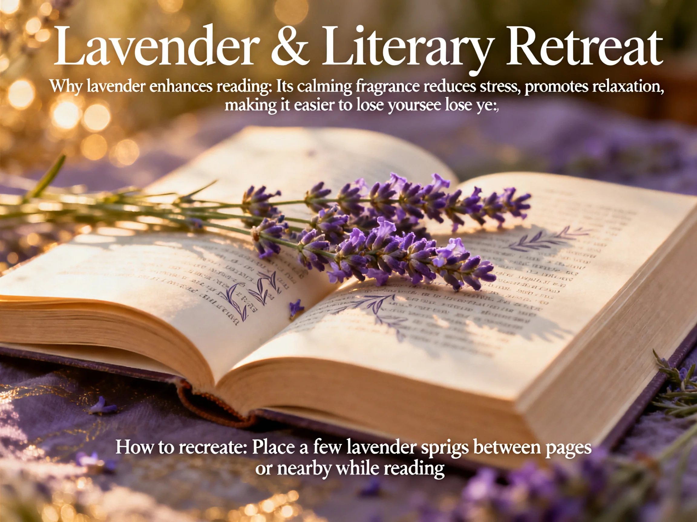 Lavender & Literary Retreat: Calming Scents for Reading