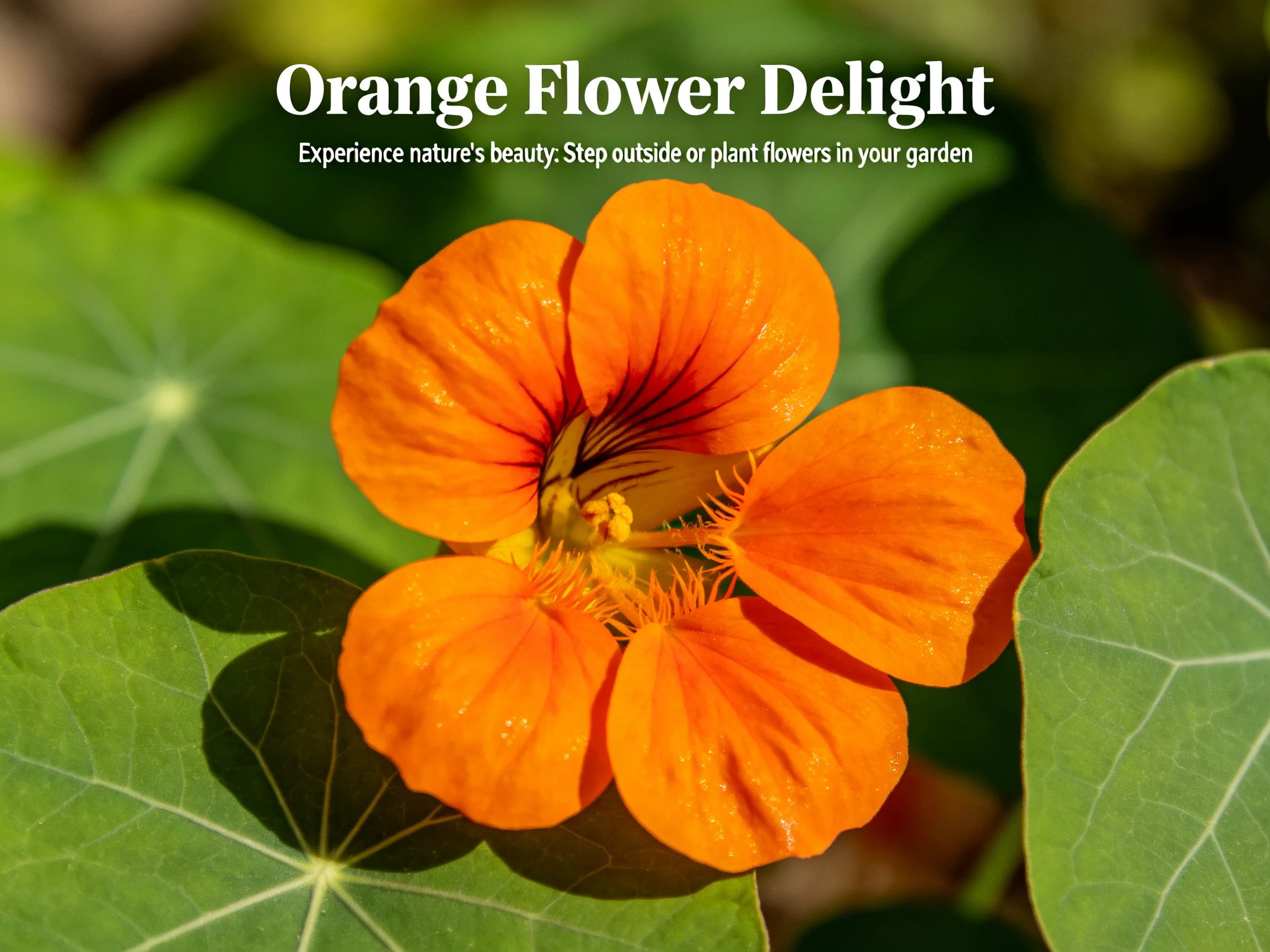Orange Flower Delight