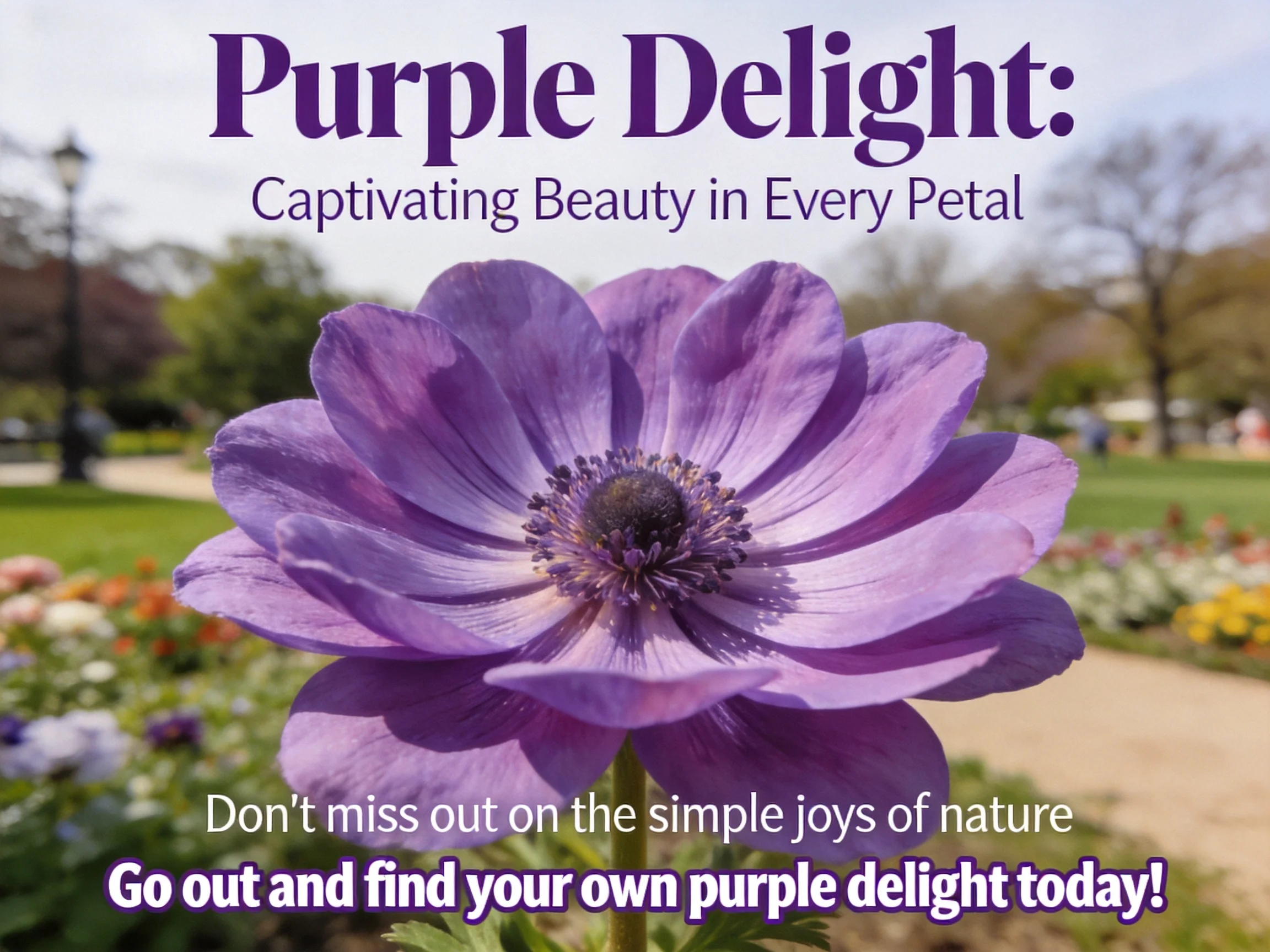 Purple Delight: Captivating Beauty in Every Petal