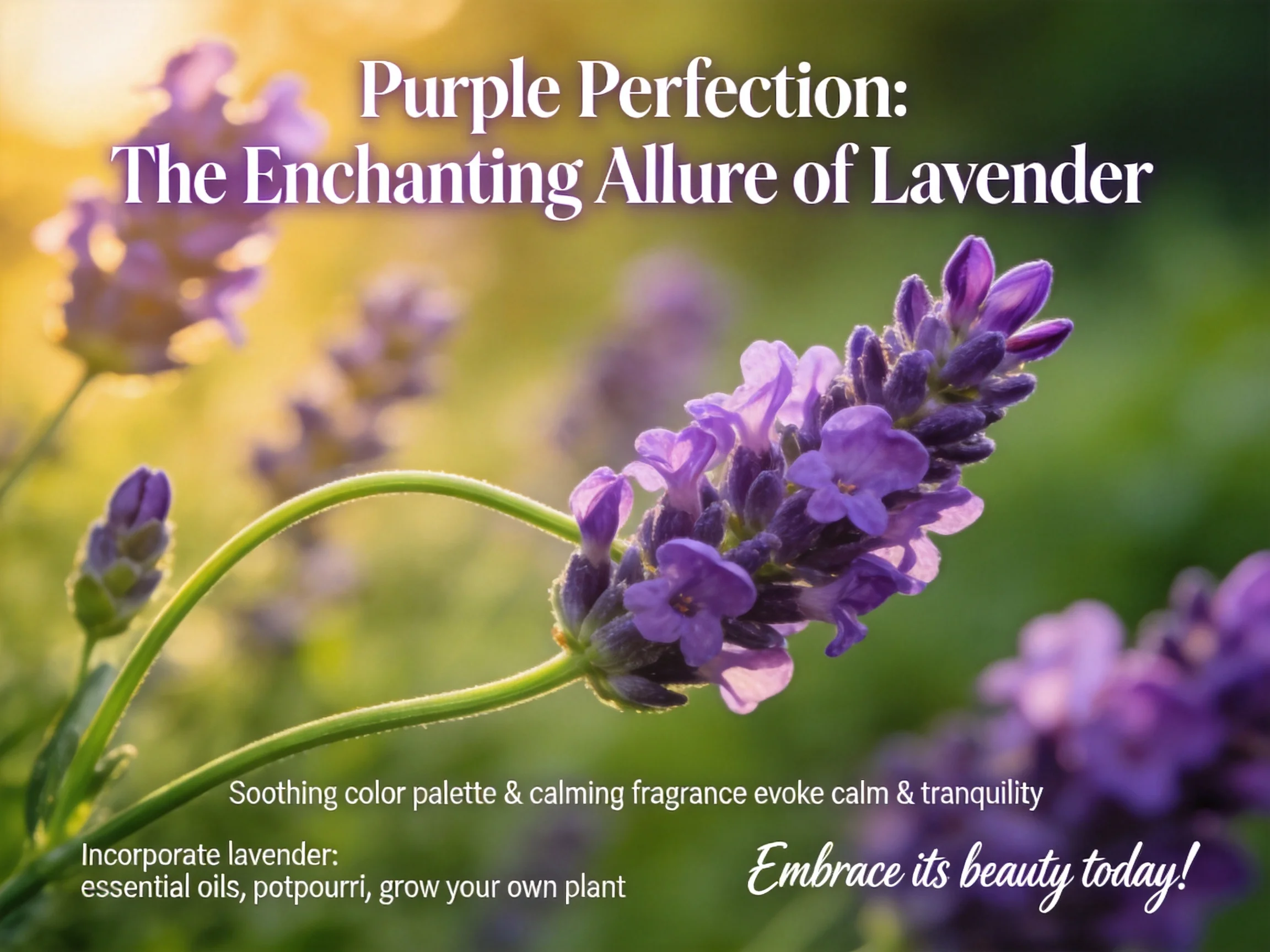 Purple Perfection: The Enchanting Allure of Lavender